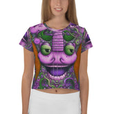 Spectral Symphony All-Over Print Crop Tee - Beyond T-shirts